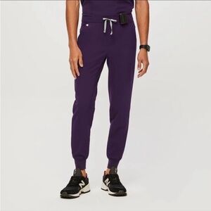 FIGS Men’s Purple Jam Tansen Elastic Waistband Jogger Pants Size Small